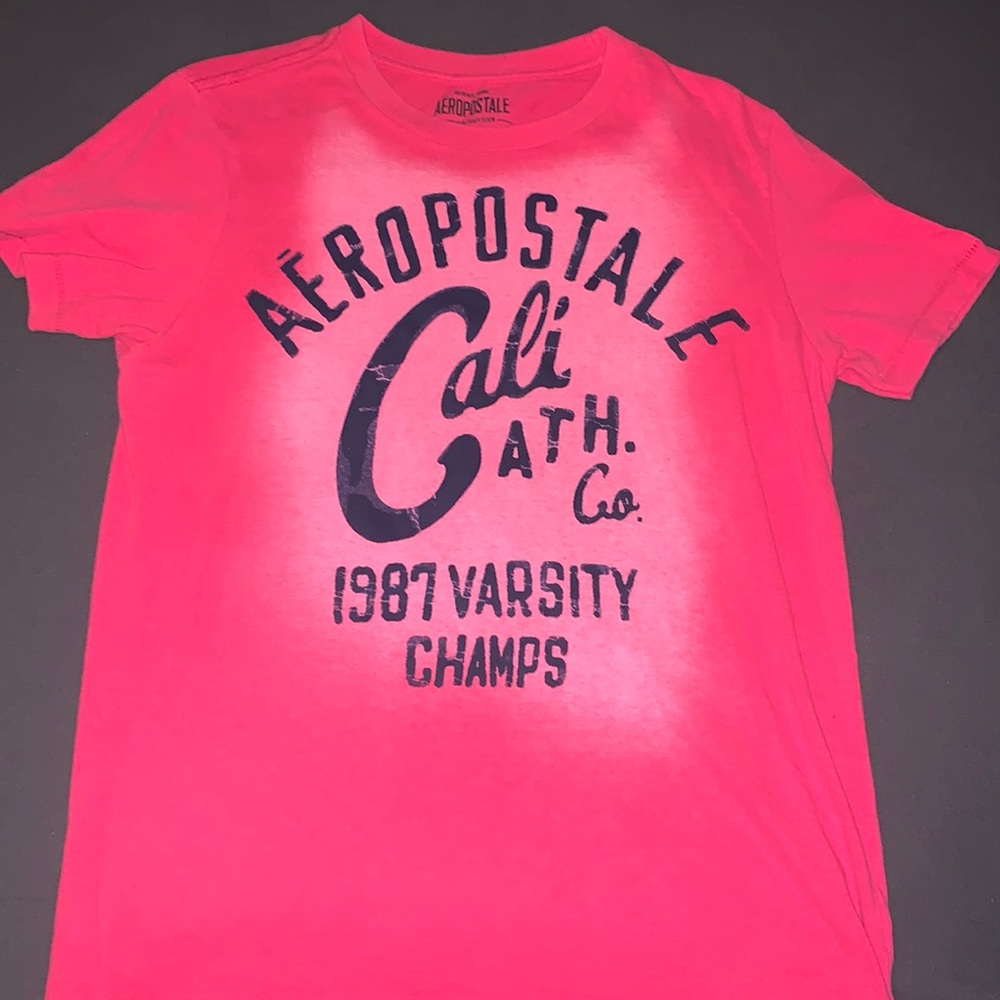 Aeropostale Short Sleeve “Pink” Sports Tee / Size Medium